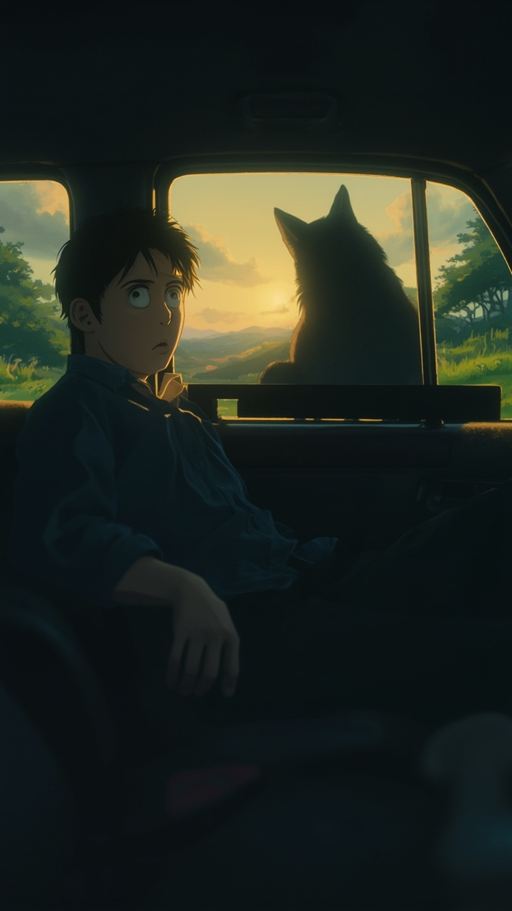 Studio Ghibli faceless video style example 3