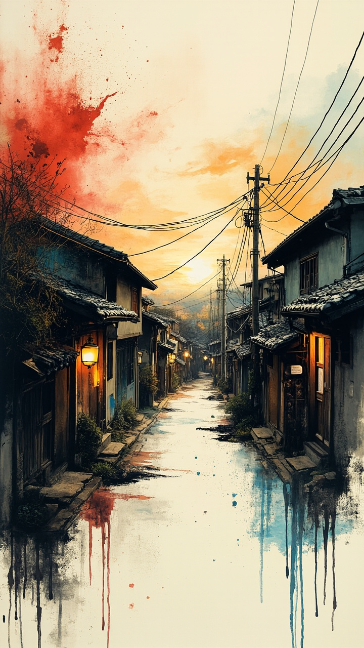 Japanese Ink faceless video style example 3