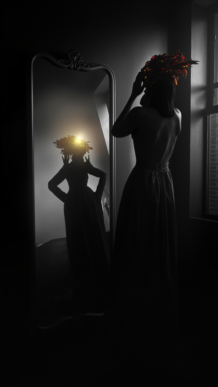 Dark Noir faceless video style example 3