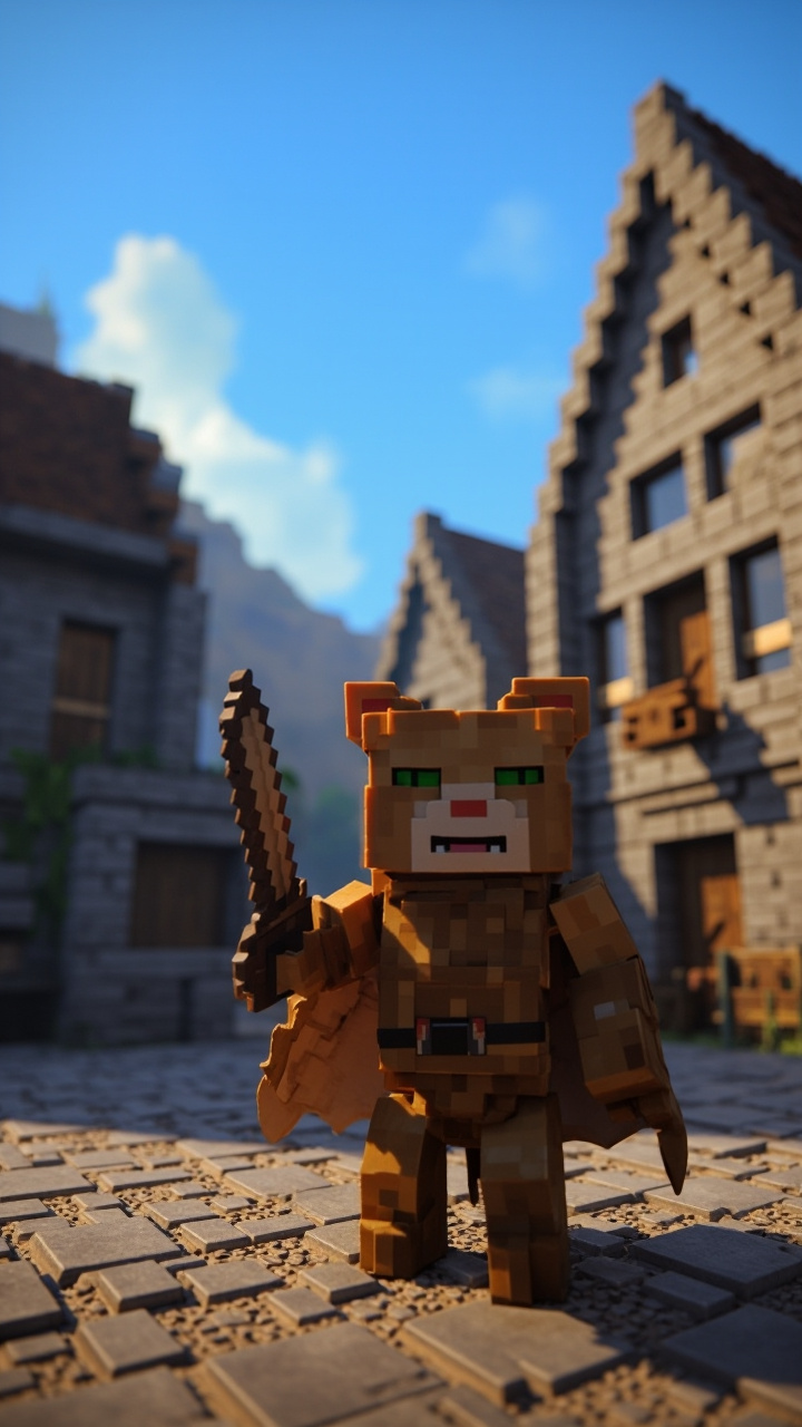 Minecraft faceless video style example 1