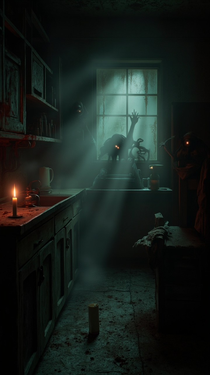 Halloween faceless video style example 1