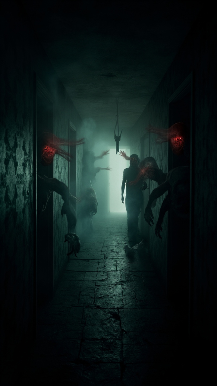 Halloween faceless video style example 2