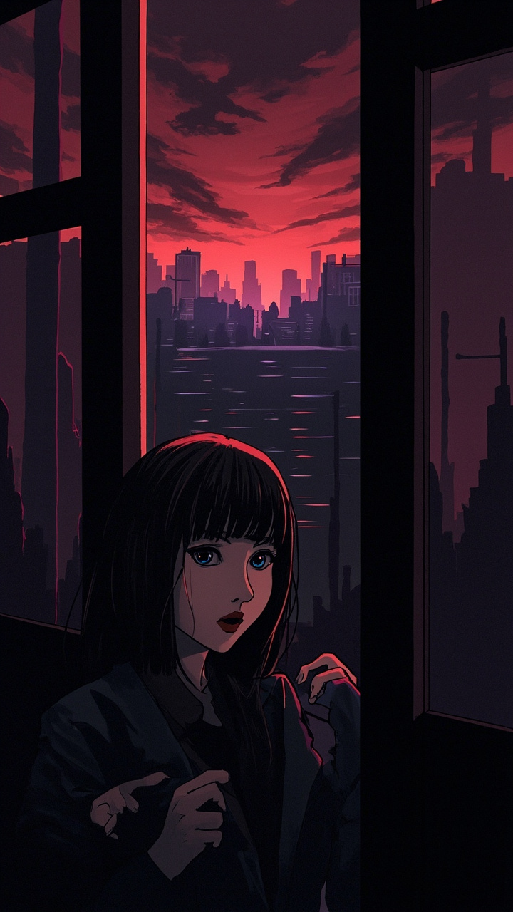 Dark Anime style preview for faceless videos