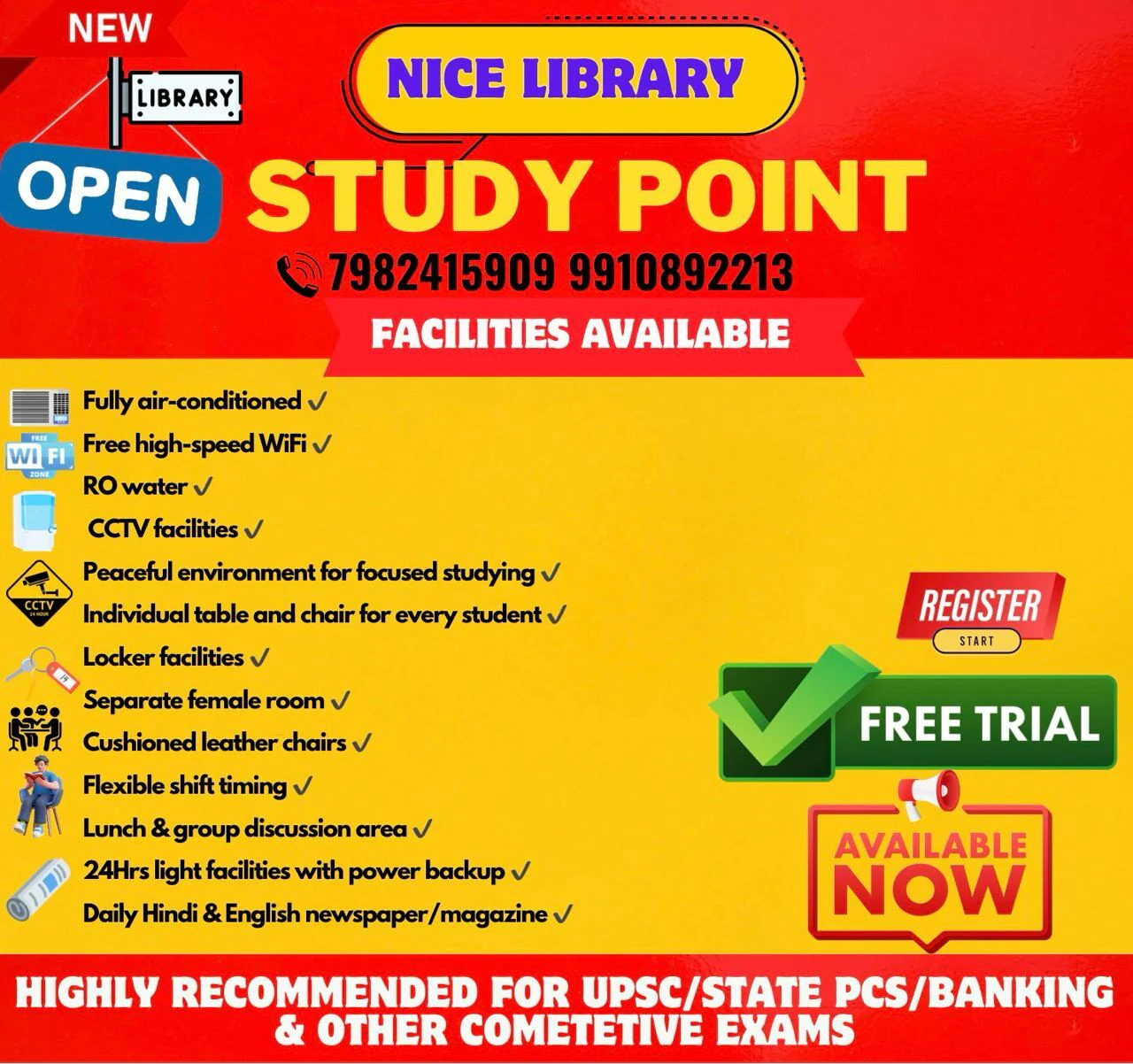Nice Library (Self Study Centre) 2