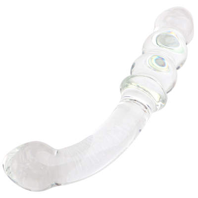 7" Glass G-Spot Dildo