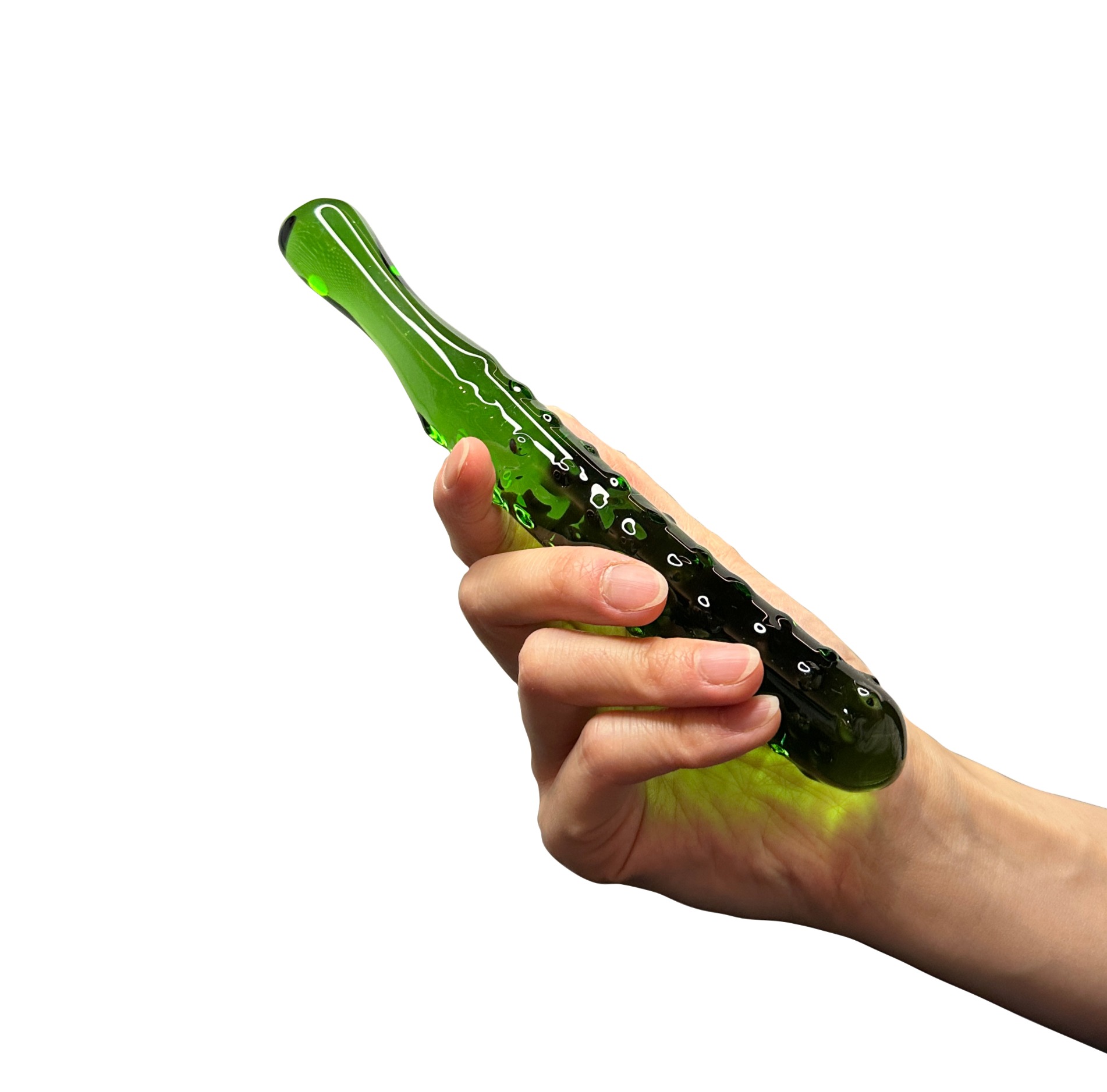 7." Pickle Glass Dildo alternate