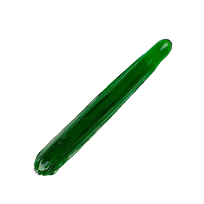 7.7" Cucumber Glass Dildo