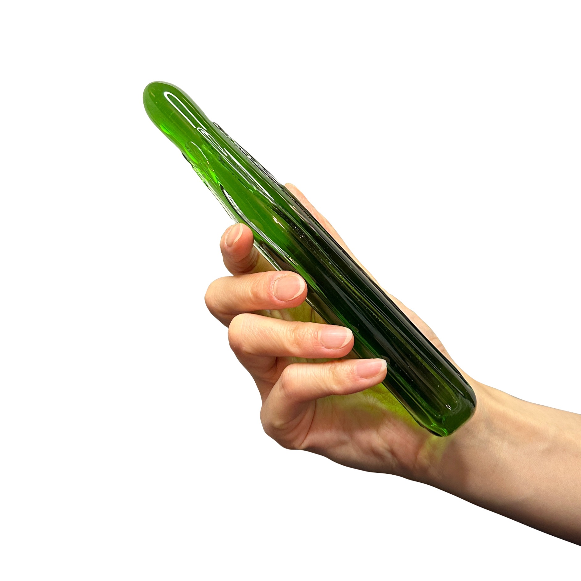 7.7" Cucumber Glass Dildo alternate