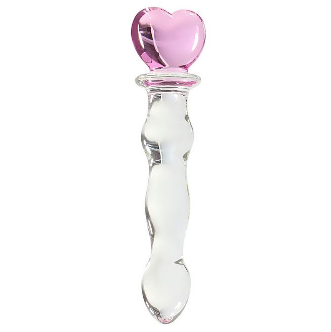 8" Heart Wand Dildo