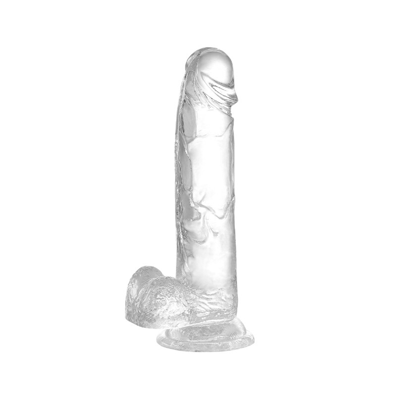 8 Inch Classic Transparent Dildo