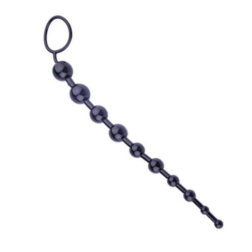 Anal Beads - Black - 12"