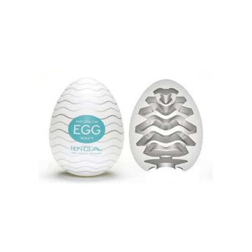Tenga Disposable Egg Masturbator - Wavy