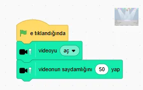 1. Adım: Başlangıç Ayarları ve Kamerayı Açma (Sahne Kodları)
