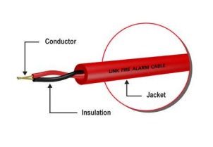 สาย Fire Alarm Unshield Interlink 2x16 AWG 1 Pair FPL Grade CB-0116 (Fire Alarm Cable (Unshielded))