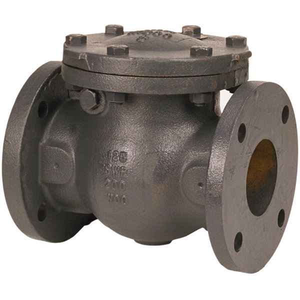 วาล์วกันกลับเหล็กหล่อ All Iron หน้าแปลน NIBCO F-918-N 4 นิ้ว (Swing Check Valve)