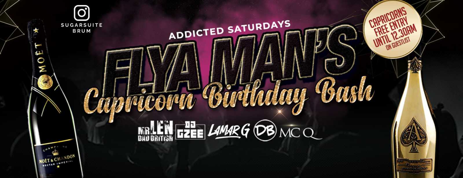Flya Mans Capricorn Birthday Bash at Sugar Suite Birmingham