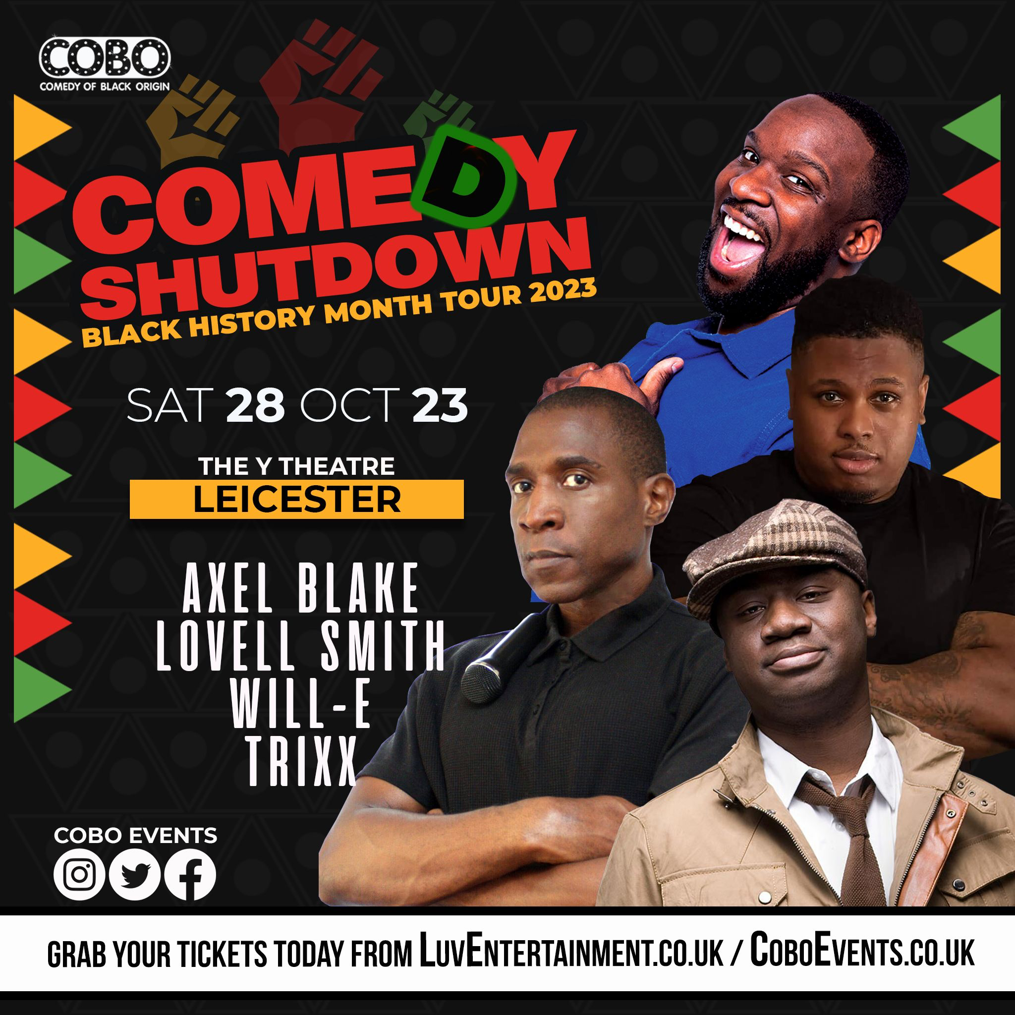 COBO : Comedy Shutdown Black History Month Special – Leicester