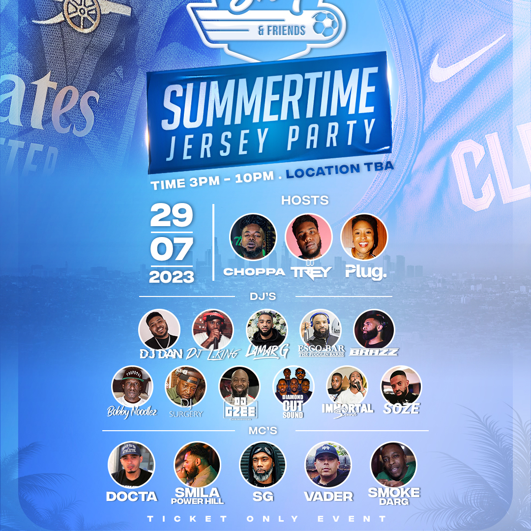 Chopshop & Friends Summertime Jersey Party