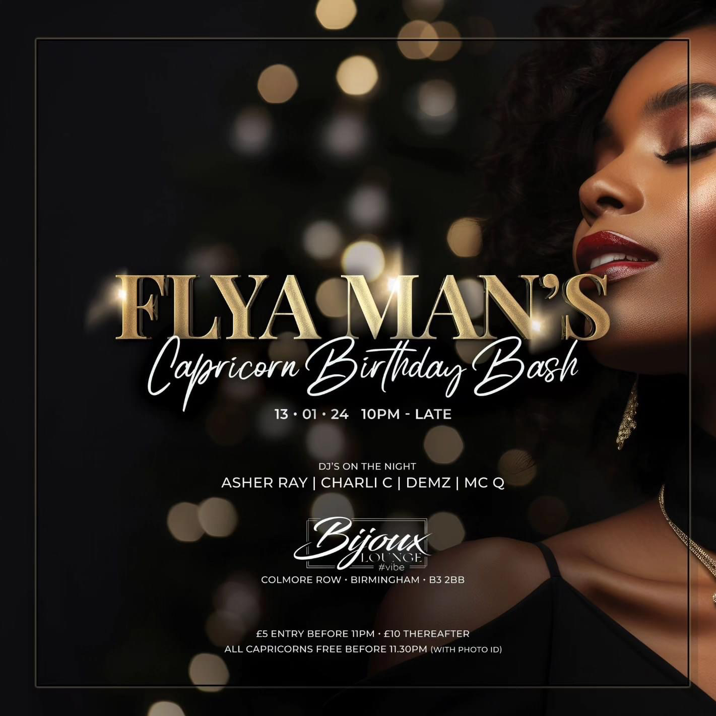 FLYA MANβS Capricorn Birthday Bash