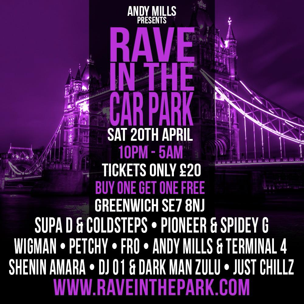 RAVE IN THE CAR PARK UNDERGROUND