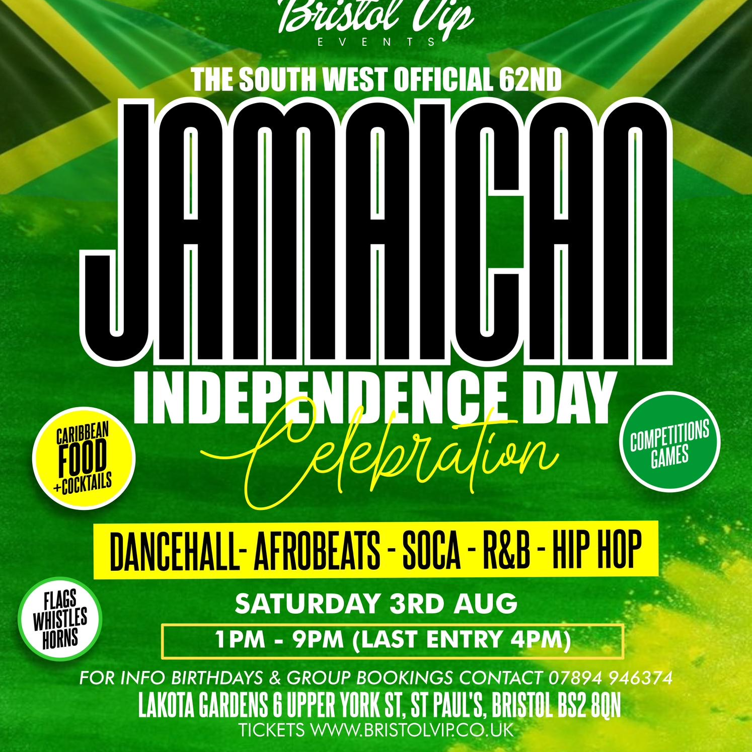 The South West Official 62nd Jamaican Independence Day 