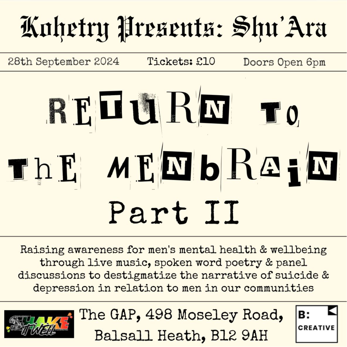 Kohetry Presents: Shu'ara ~ Return to the Menbrain Pt II