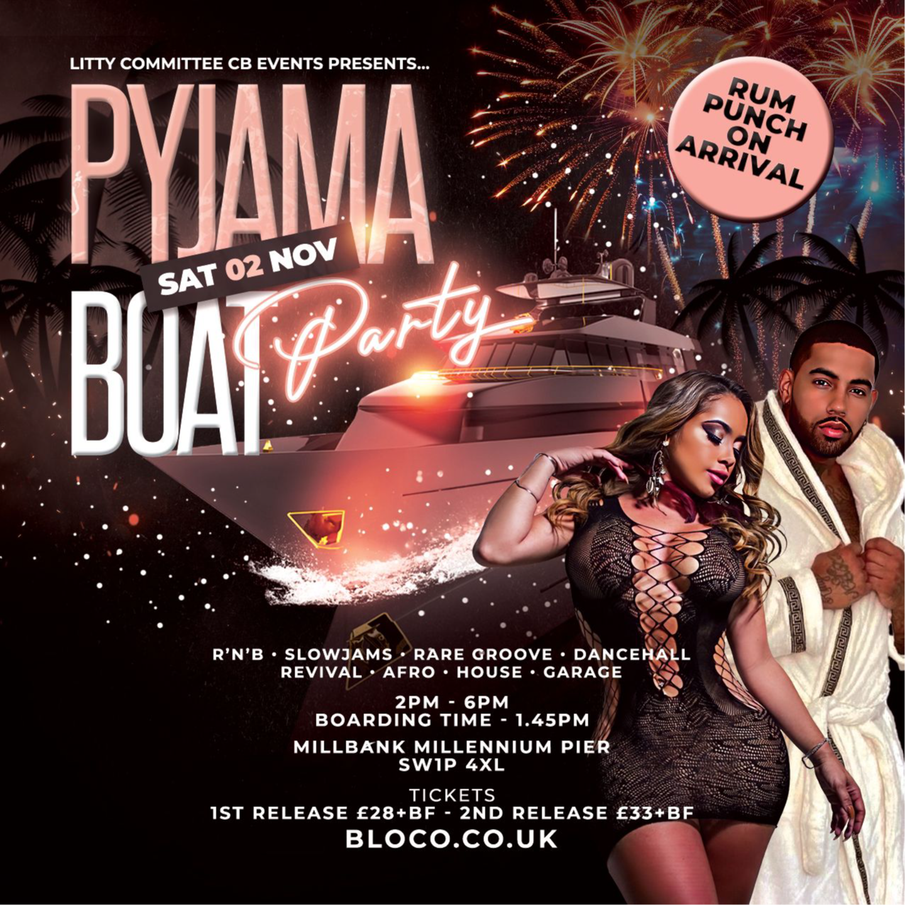 Bonfire Pyjama Boat Party!