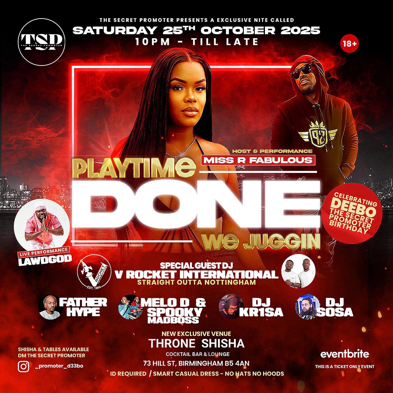 ''PLAYTIME DONE'' WE JUGGIN