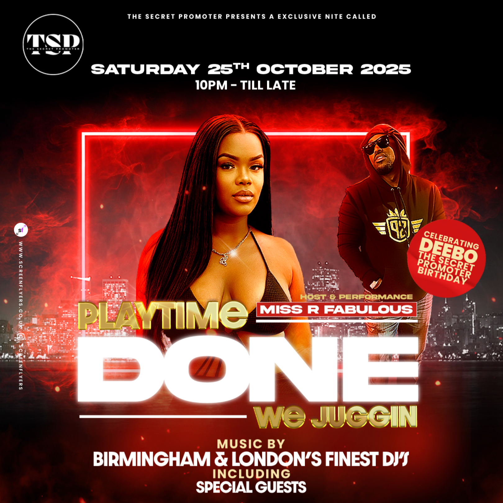 ''PLAYTIME DONE'' WE JUGGIN