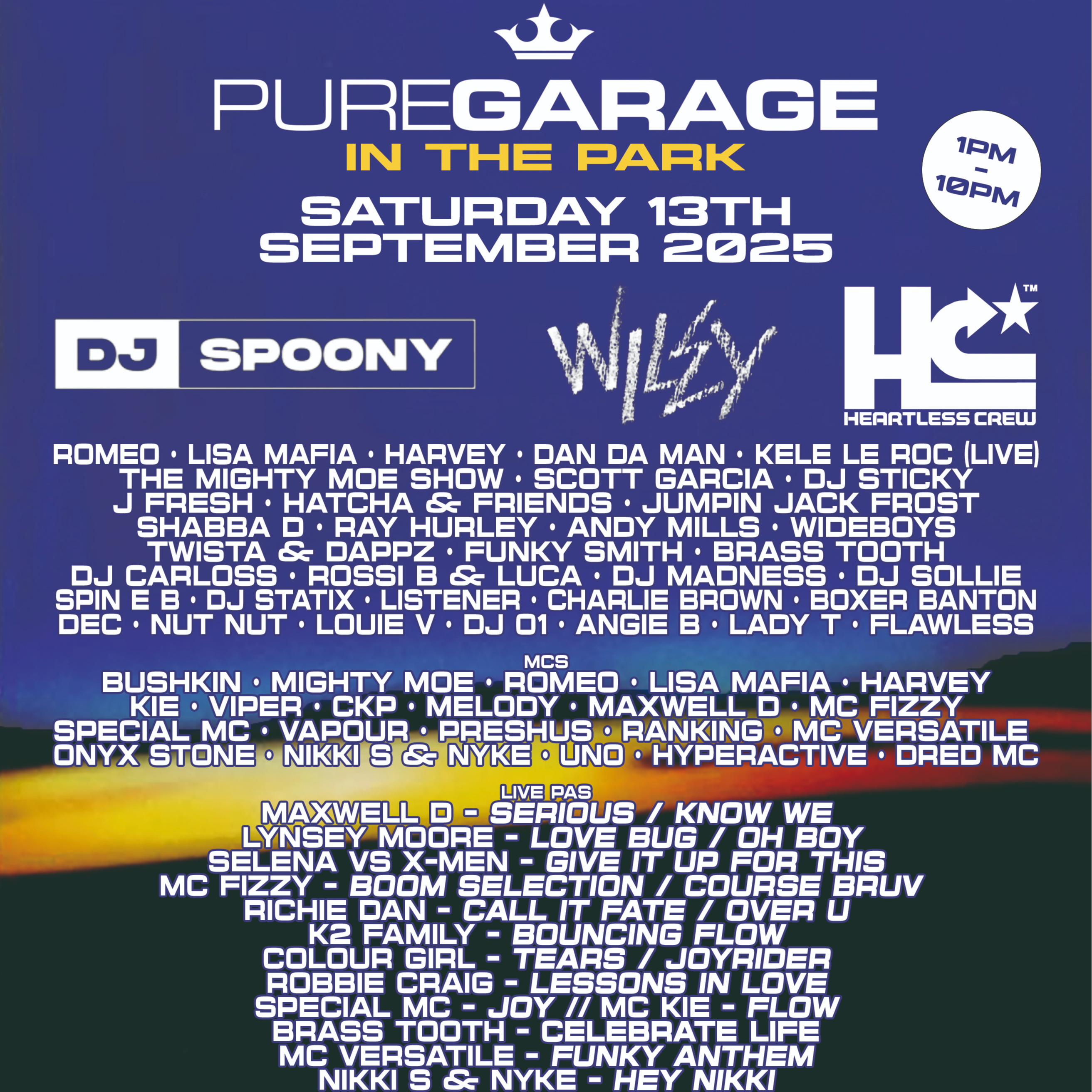 PURE GARAGE IN THE PARK