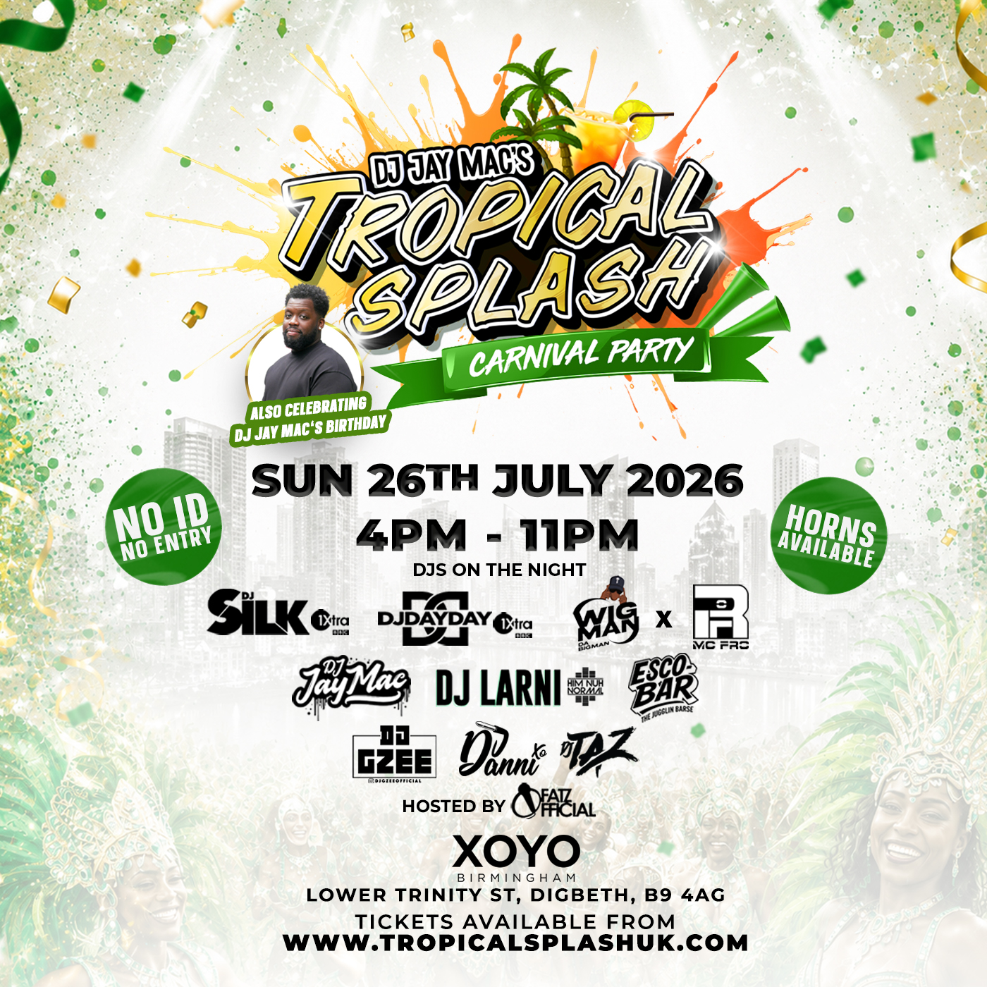 DJ Jay Mac's Tropical Splash Carnival Party