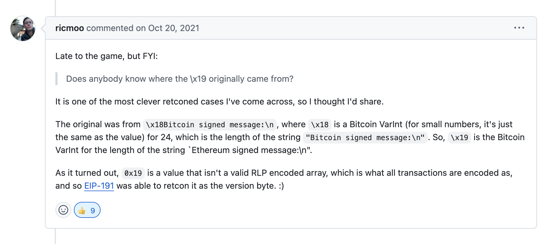 the prefix bytes, 0x19