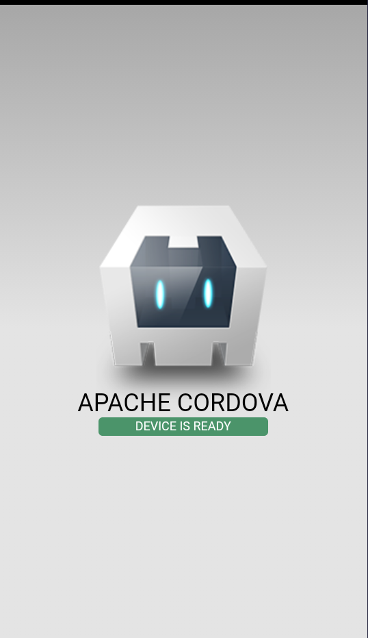 cordova startup screen