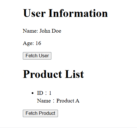 Use module on the page