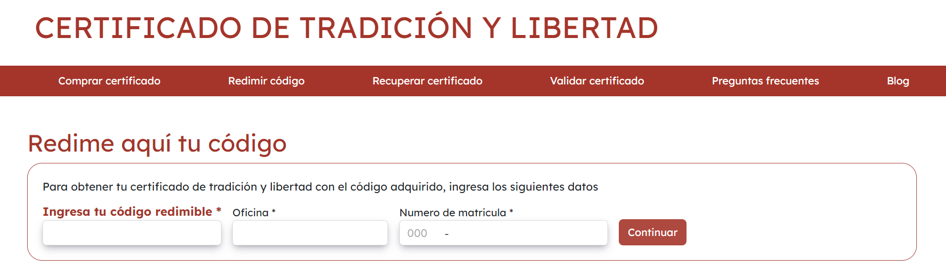 Certificado de tradicción y libertad