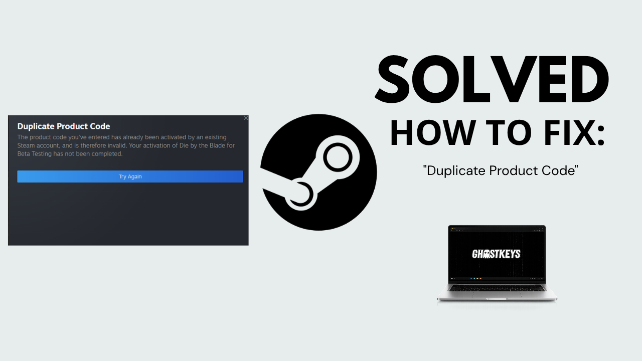 How to fix Duplicate Product Code error on Steam