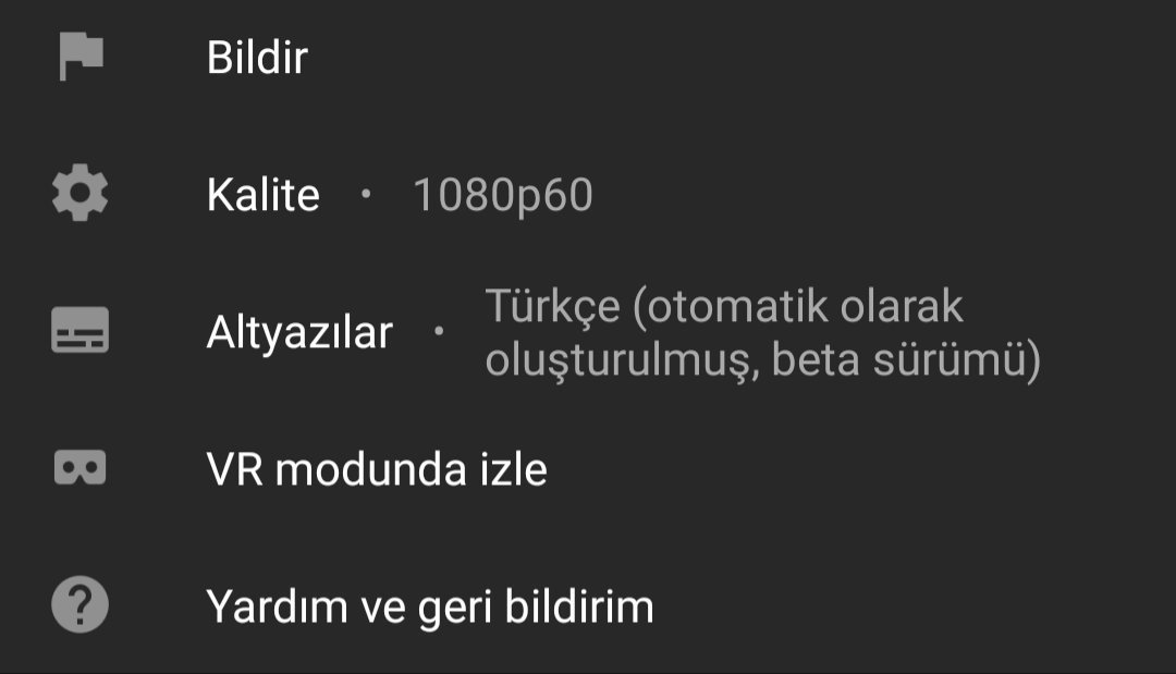 YouTube Otomatik Altyazı Seçeneğine Türkçeyi Getiriyor