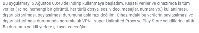 Play Store Yorum