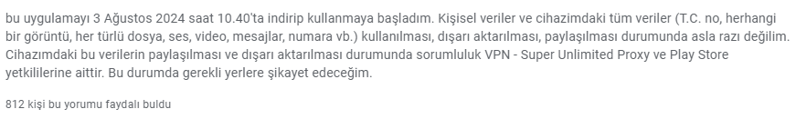Google Play Yorum