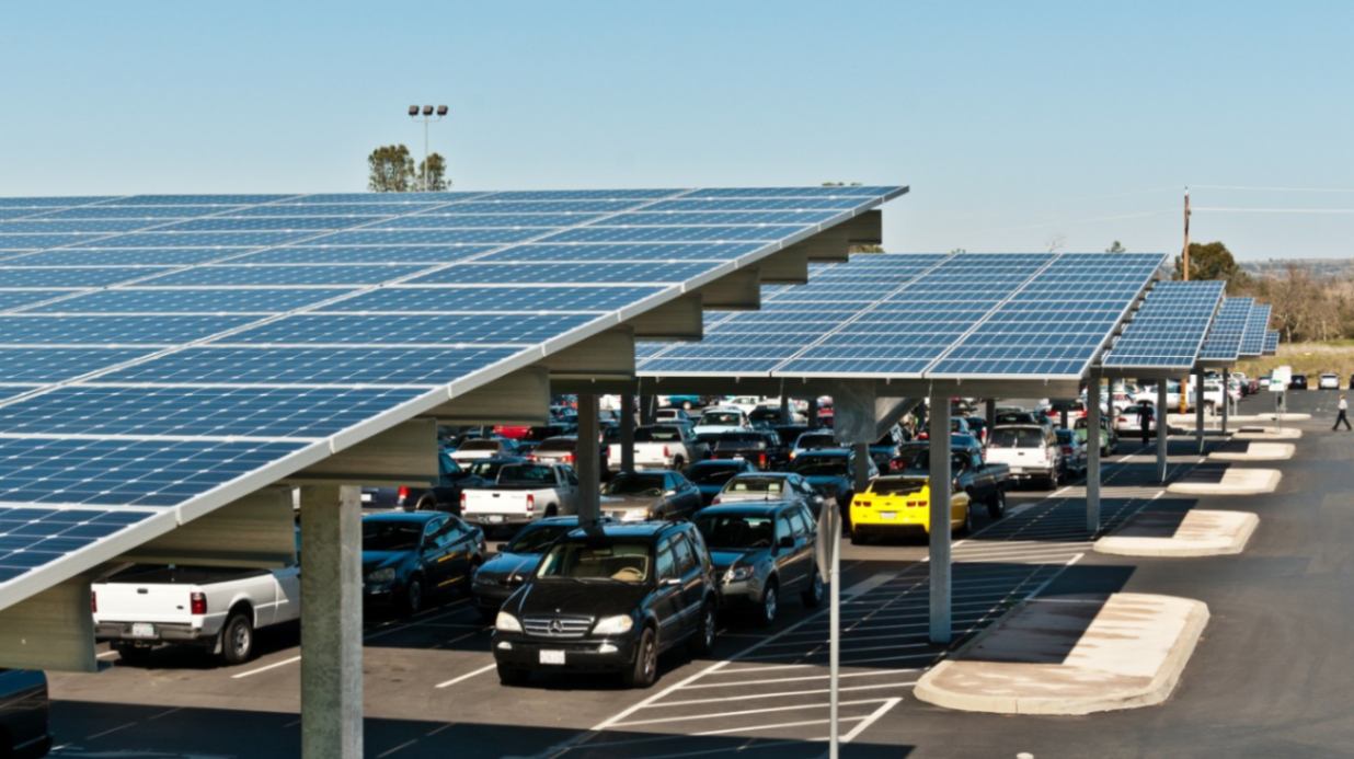 car parking solar panels