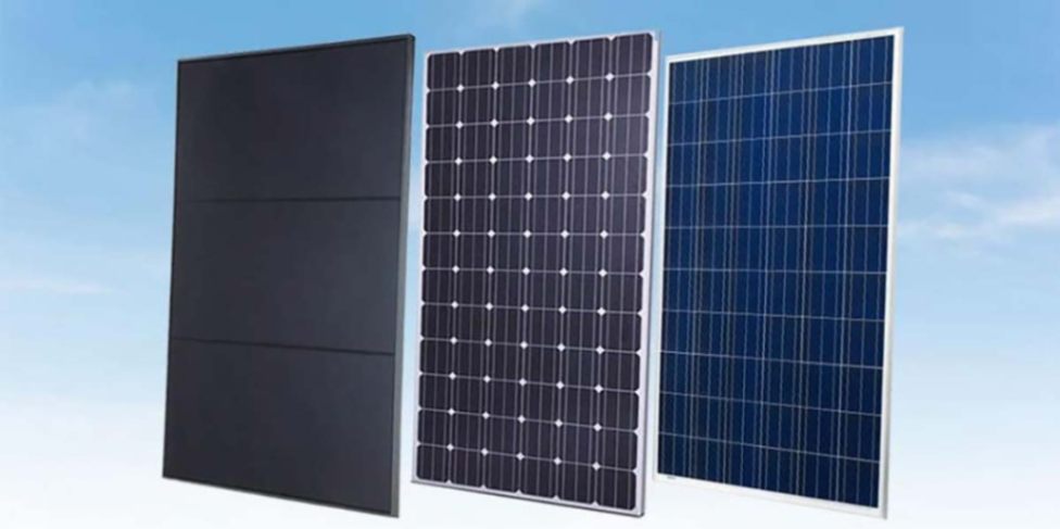 polycrystalline monocrystalline and thin film panels