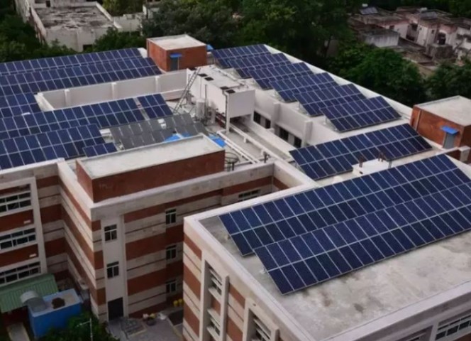 rooftop solar panel system