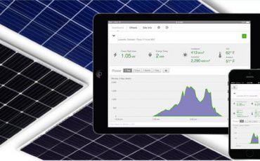 solar monitoring using mobile and IoT