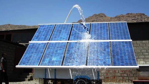 Automatic cleaning systems for solar panels