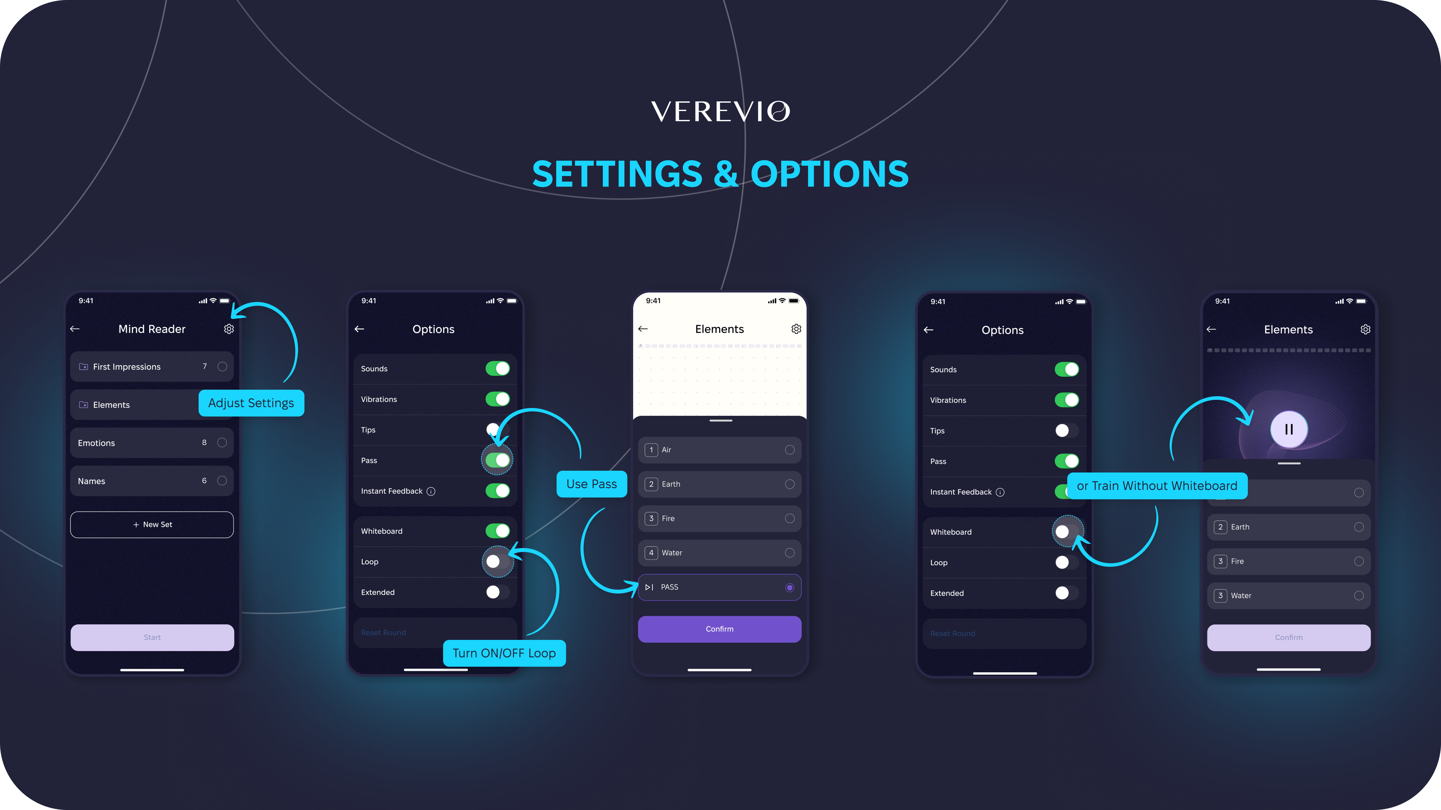Settings & Options