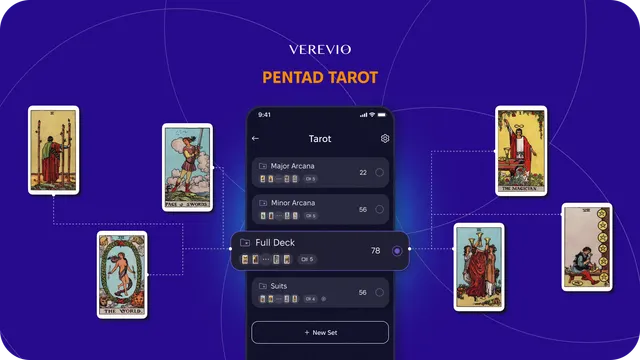 Pentad Tarot Trainer Interface