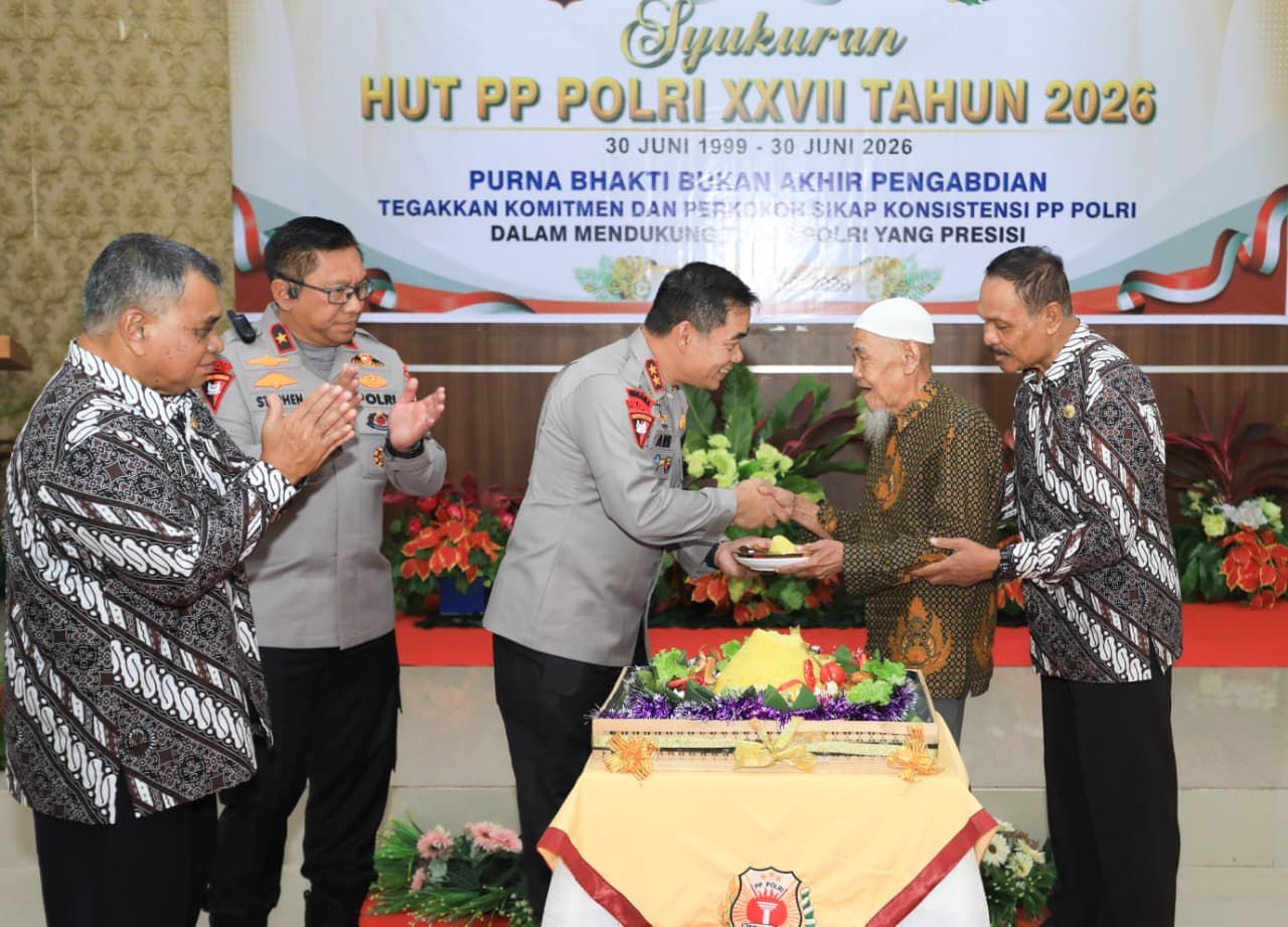 Kapolda Malut Hadiri Syukuran HUT PP Polri ke-XXVII Tahun 2026, Ajak Purnawirawan Jaga Kamtibmas