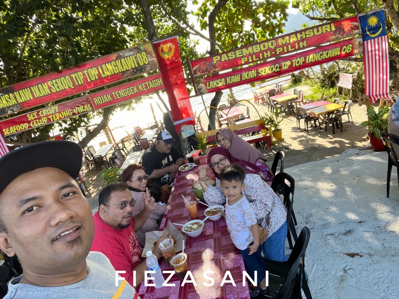 Fieza Sani, laksa ikan sekoq langkawi