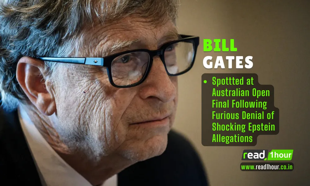 Bill Gates and Paula Hurd at Australian Open 2026 Amidst Epstein Controversy. Bill Gates and girlfriend Paula Hurd smiling in the stands at the Australian Open tennis final.