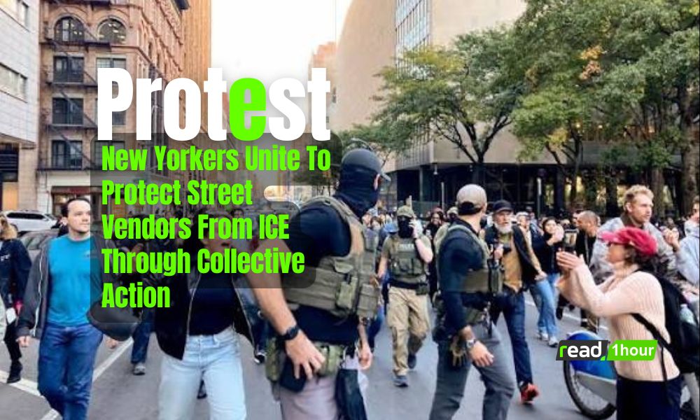 New Yorkers Unite to Protect Street Vendors From ICE Through Community Support New York community members standing with street vendors to protect them from ICE enforcement actions.